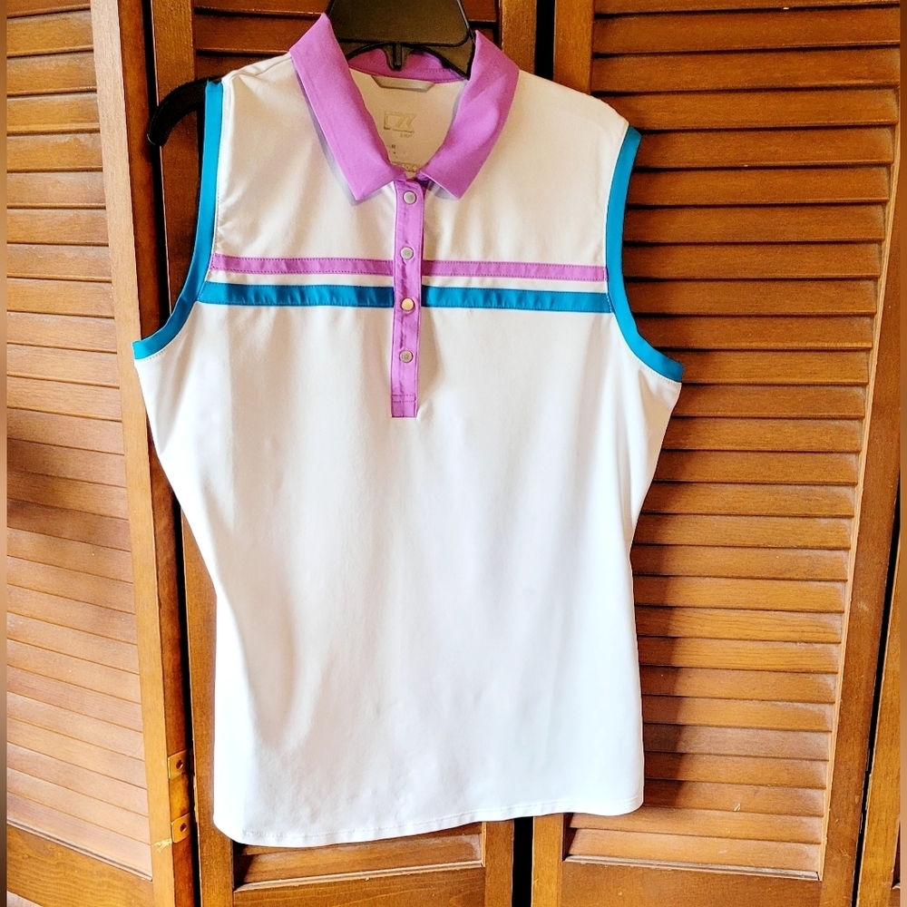 Cutter & Buck CB DryTec 50 UPF+ Golf Tank Top. Size MEDIUM